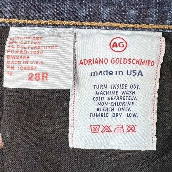 AG Adriano Goldschmied Jeans “The Angel” Bootcut Women’s Size 28R EUC Denim - Picture 4 of 10